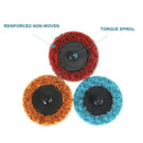2-Inch Roloc Sanding Discs Quick Change Fine Medium Coarse Assorted Pac MWY