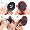 2-Inch Roloc Sanding Discs Quick Change Fine Medium Coarse Assorted Pac MWY