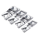 4pcs/set Narrow Rolled Hem Foot Sewing Machine Hemmer Presser Foot 3/4/6mm 2019