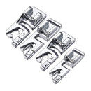 4pcs/set Narrow Rolled Hem Foot Sewing Machine Hemmer Presser Foot 3/4/6mm 2019