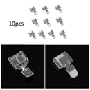 Clip On Zipper Foot Feet For Singer Brother Janome Domestic Sewing Mach IUB