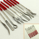 10x Diamond Coated Riffler File Mechanical Watch Jewelry Files Tool Set NIF