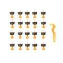 21pcs Tile Leveling Positioning System Leveler T-lock Floor Tool Useful  YZQ