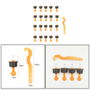 21x Useful Reusable Tile Leveling Positioning System Leveler T-lock Floor Tool
