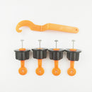 21x Useful Reusable Tile Leveling Positioning System Leveler T-lock Floor Tool