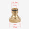 Car Wash Water Gun Universal Joint Quick Pipe Connector Hose Washing CGR