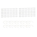 10pcs Plastic Magic Hanger Wardrobe Closet Bar Clothes Organizer Space TEQ