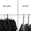 8pcs Space Saver Wonder Magic Clothes Hanger Rack Clothing Hook Organize NHO