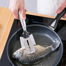 Stainless Steel Barbecue BBQ Tong Meat Bread Food Clamp Kitchen Shovel VTS