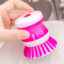 5x Pot&Pan Dish Brush Clean Brush Hydraulic Dressure Kitchen Cleaning FGN