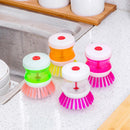 5x Pot&Pan Dish Brush Clean Brush Hydraulic Dressure Kitchen Cleaning FGN