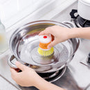 5x Pot&Pan Dish Brush Clean Brush Hydraulic Dressure Kitchen Cleaning FGN