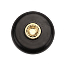Classic Glossy Rock Rug Pad Stop End Pin Stand Holder Black for Cello PAE