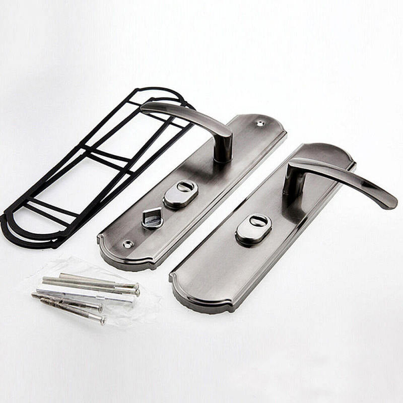 Aluminum Door Lock Lever Bedroom Living Room Interior Door Left Handle Lock MII