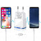 EU Plug Dual USB Quick Travel Charge Wall Charger Adapter 3.1A for iPhon MPC