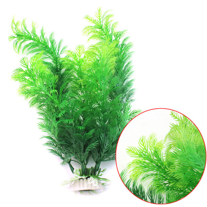Green-Artificial Aquarium Plants Aquatic Aquarium Plants 30cm Decoration 1 pcs