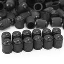150 Pcs Car Accessory Black Plastic Tire Valve Dust Cover Stem Cap Cover 1 CJC