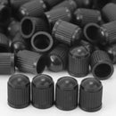 150 Pcs For Auto Car Truck Motorcycle Black Plastic Wheels Tire Valve Stem Caps