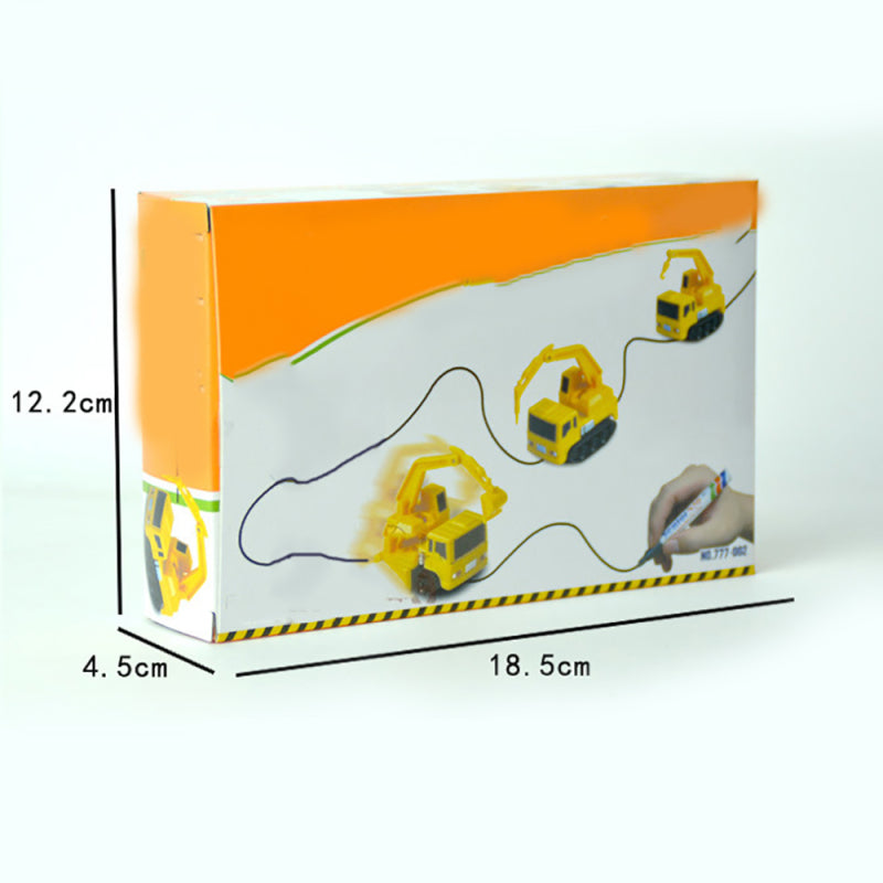 Follow Road Automatic Inductive Car Marking Engineering Vehicle Novelt Wc