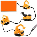 Follow Road Automatic Inductive Car Marking Engineering Vehicle Novelty Toys
