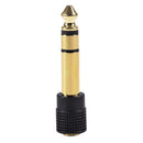 6.5mm Male to 3.5mm Female Jack Plug Stereo Headphone Audio Adapter Converter
