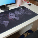 Extended Gaming World Map Mouse Pad Large Size Desk Keyboard Mat 80cm*30 ETX