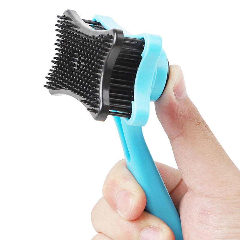 Pets Dog Cat Hair Fur Shedding Trimmer Grooming Rake Comb Brush Tool XZQ