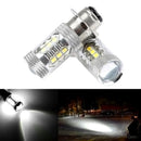 H6 7500K 80W LED Headlight Projector Motorcycle Hi/Lo Bulb 12/24V Bright saqz