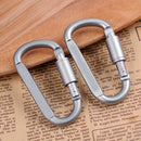 5 X Carabiner Clip Snap Spring Hook Keyring Buckle Camping Carabina Karabiner