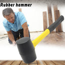 Durable Rubber Hammer Double Face Non Slip Handle Tiling Mallet Well PHY