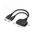 SATA Extension Cable Hard Drive Adapter Converter USB 3.0 to 2.5 High Q GDF