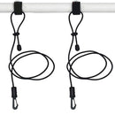 2 pcs  Kayak Canoe Rafting Fishing Rod Oars Elastic  Lanyard Paddle Leas WDZ
