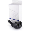 12-24V Car Cigarette Lighter Socket Splitters LED Dual USB Charger Adapt CYX