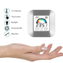 Clock Indoor Temperature Humidity Meter Comfort Index Display Touch Scre OGC