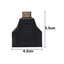 1x New HDMI Port Male to 2 Female 1 In 2 Out Splitter Cable Adapter Conve QIB