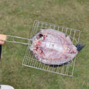 Stainless Steel Barbecue Net Grill For Bake Fish Meat Outdoor BBQ Tool NDI