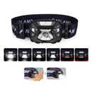 USB Rechargeable LED Headlights Headlamp Headlight Head Light Torch Flashlight