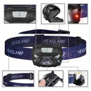 USB Rechargeable LED Headlights Headlamp Headlight Head Light Torch Flashlight