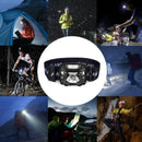 USB Rechargeable LED Headlights Headlamp Headlight Head Light Torch Flashlight