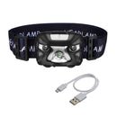 USB Rechargeable LED Headlights Headlamp Headlight Head Light Torch Flashlight