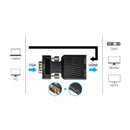 For VGA to HDMI Female Full HD 1080P Video Converter Adapter Box For TV Laptop