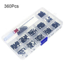 Mini Black oxide Cross Countersunk Head Screws Screw For Laptop 360Pcs dsf JUN