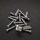 170pcs M4 Stainless Steel Screws Countersunk Head Screw Hexagonal Nuts Set HSI