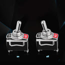 5x 2Pin Car Boat SPST 20A 250V ON/OFF Rocker Toggle Switch + Waterproo FTY