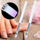 2x Nail Art UV Gel Painting Drawing Brushes Acrylic Flat Brush Professional DDX