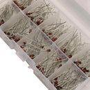 200pcs 1N4728~1N4737 Glass Zener Regulator Diode Kit 5V 5W 1A 13cm*6.4cm