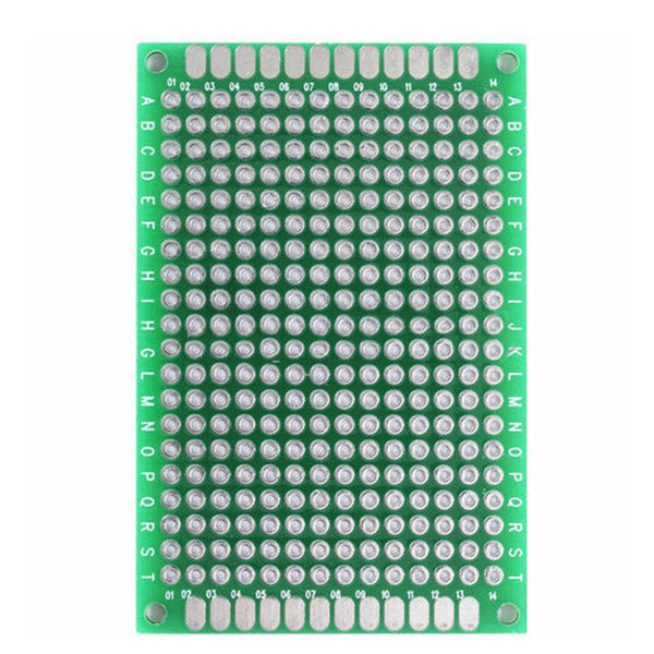 10pcs Double Side Prototype FR4 PCB Tinned Universal Board 6 * 4 * 0.12  HOB