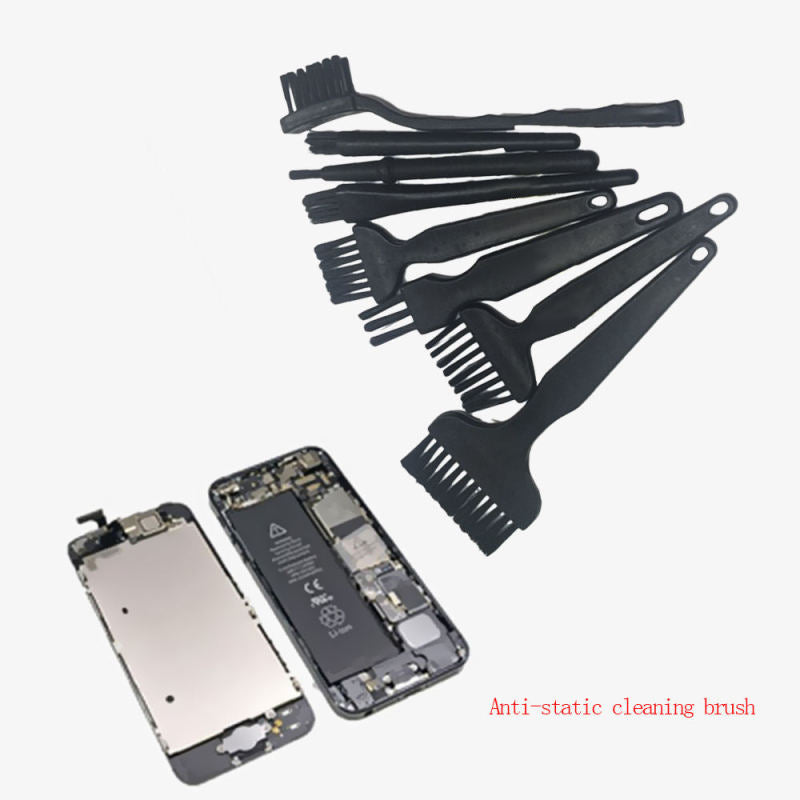 8x Plastic Handle Anti Static Brushes Cleaning Maintenance Keyboard Bru SEW