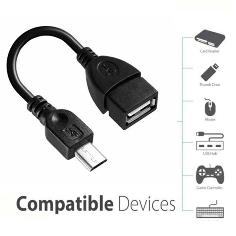 Micro USB to USB OTG Cable Adapter For Android Mobile Phone Tablet PC  YDK