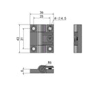 1pcs Durable Black Torque Hinge Position Control Replace for Southco
